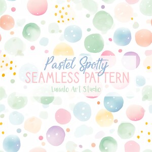 Spotted Seamless Pattern, Surface Print, Seamless File Digital Download
