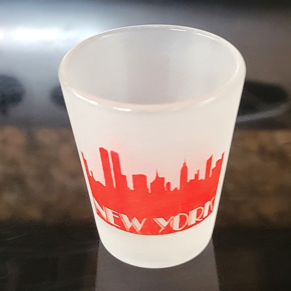New York Shot Glass Etsy