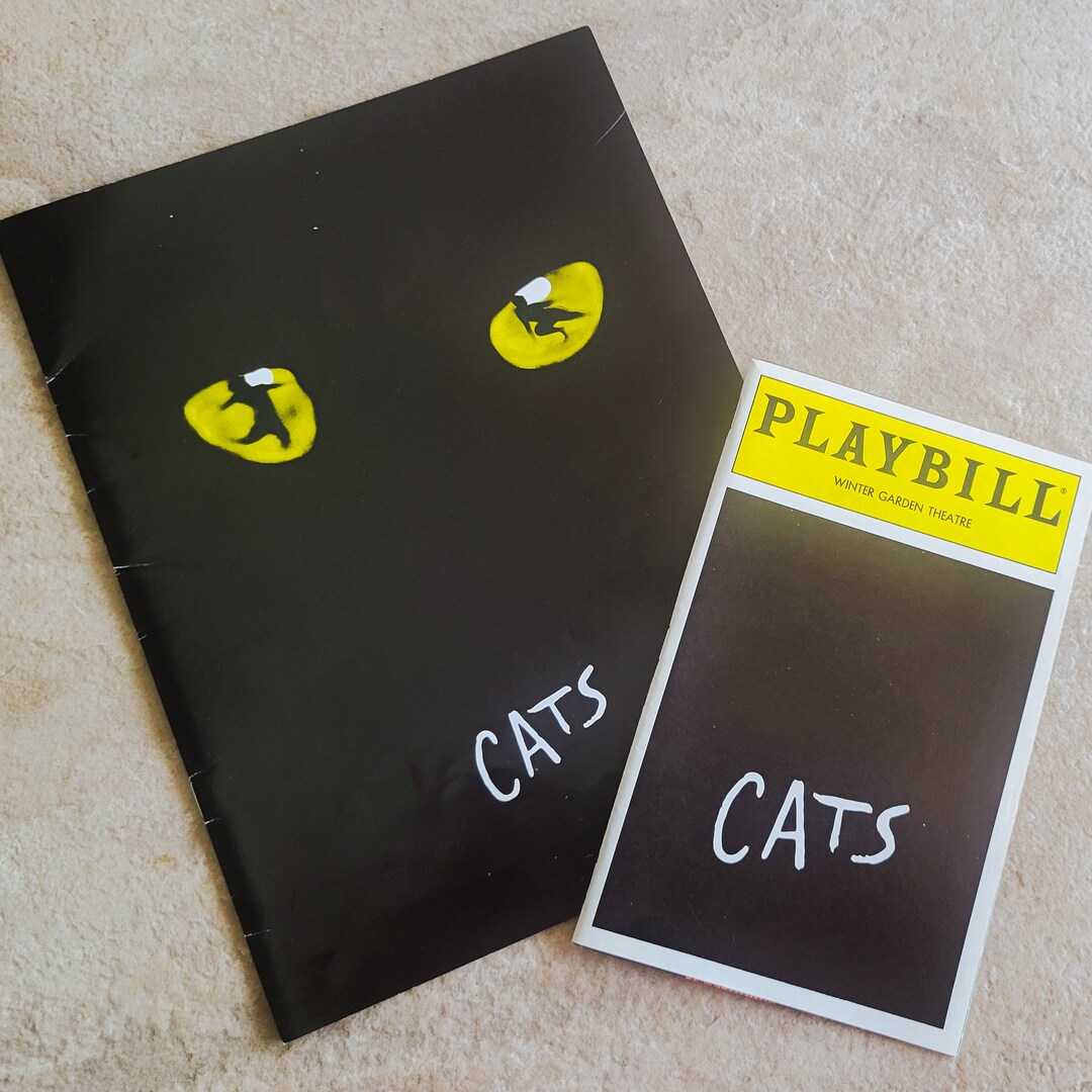 Vintage Cats Broadway Souvenir Program Brochure and Playbill Etsy