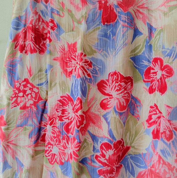 Floral Tropical Womens Two Piece Outfit Button Up… - image 4