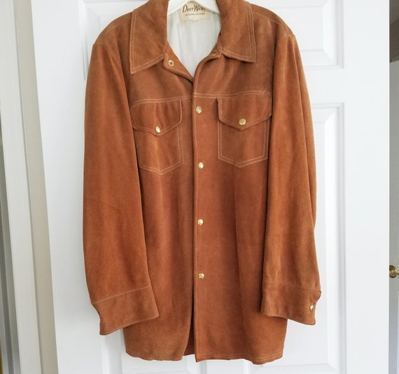 Vintage Deerskin Deer Leather Jacket 