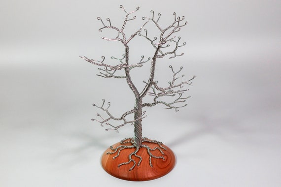 Wire tree deals jewelry holder