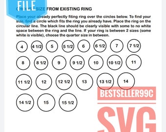 Us Ring Sizing Tool Etsy Us Ring Sizing Tool Etsy