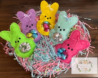 Orders open! Easter Candy Holder, Peeps candy, Easter Candy, Easter Basket Candy,