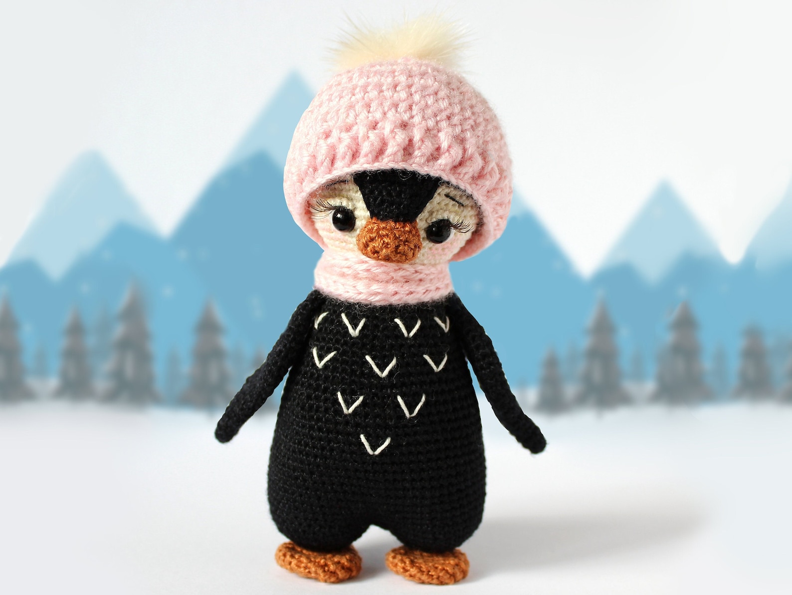 Crochet Penguin Amigurumi Soft Handmade Miniature Little | Etsy