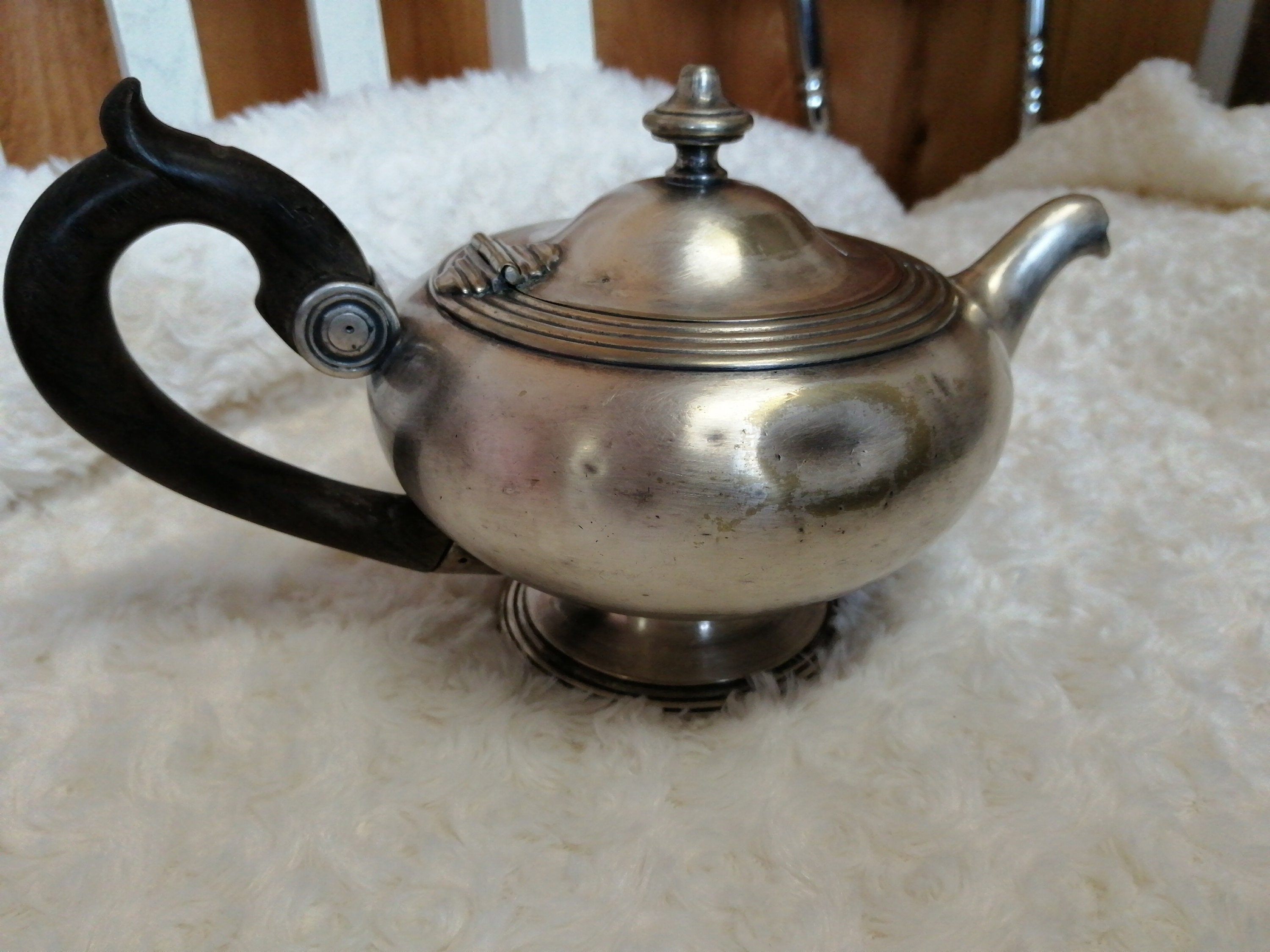 Théière en Métal Argenté