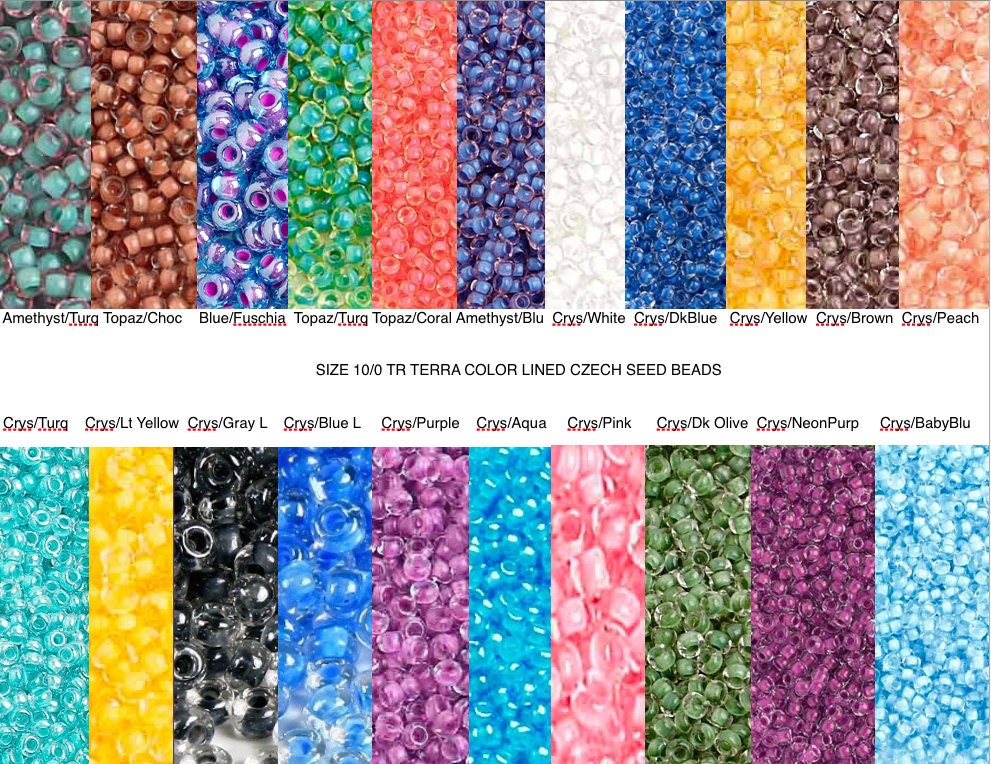 Toho CUBE Seed Beads 4mm AQUA BUBBLE GUM PINK LINED
