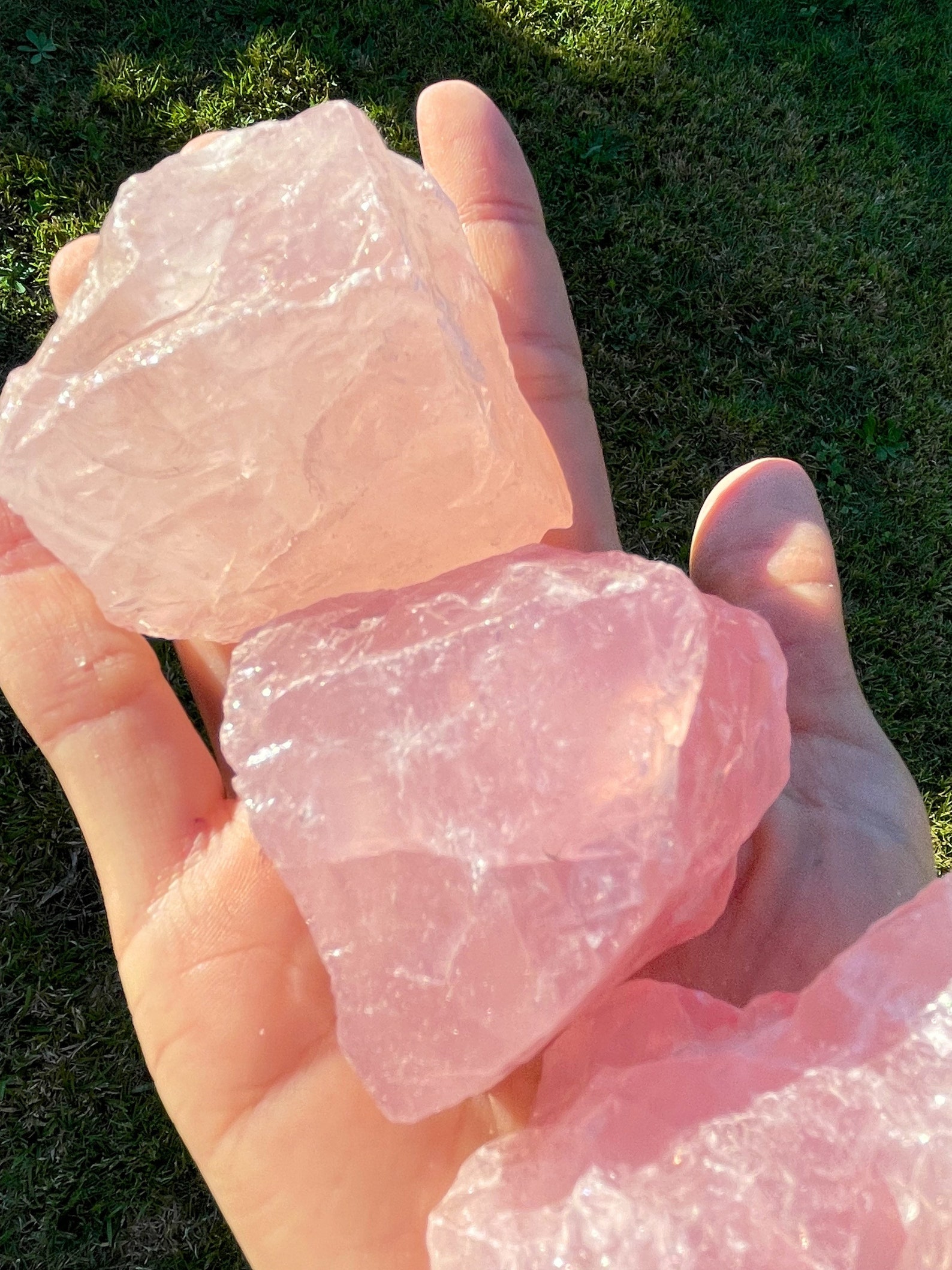 Raw Rose Quartz Crystal / Authentic Rose Quartz / Natural Etsy