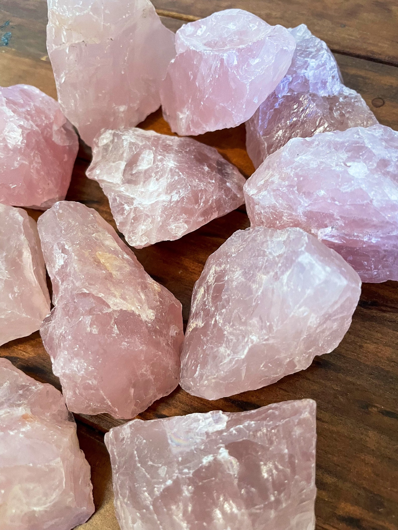 Raw Rose Quartz Crystal / Authentic Rose Quartz / Natural Etsy