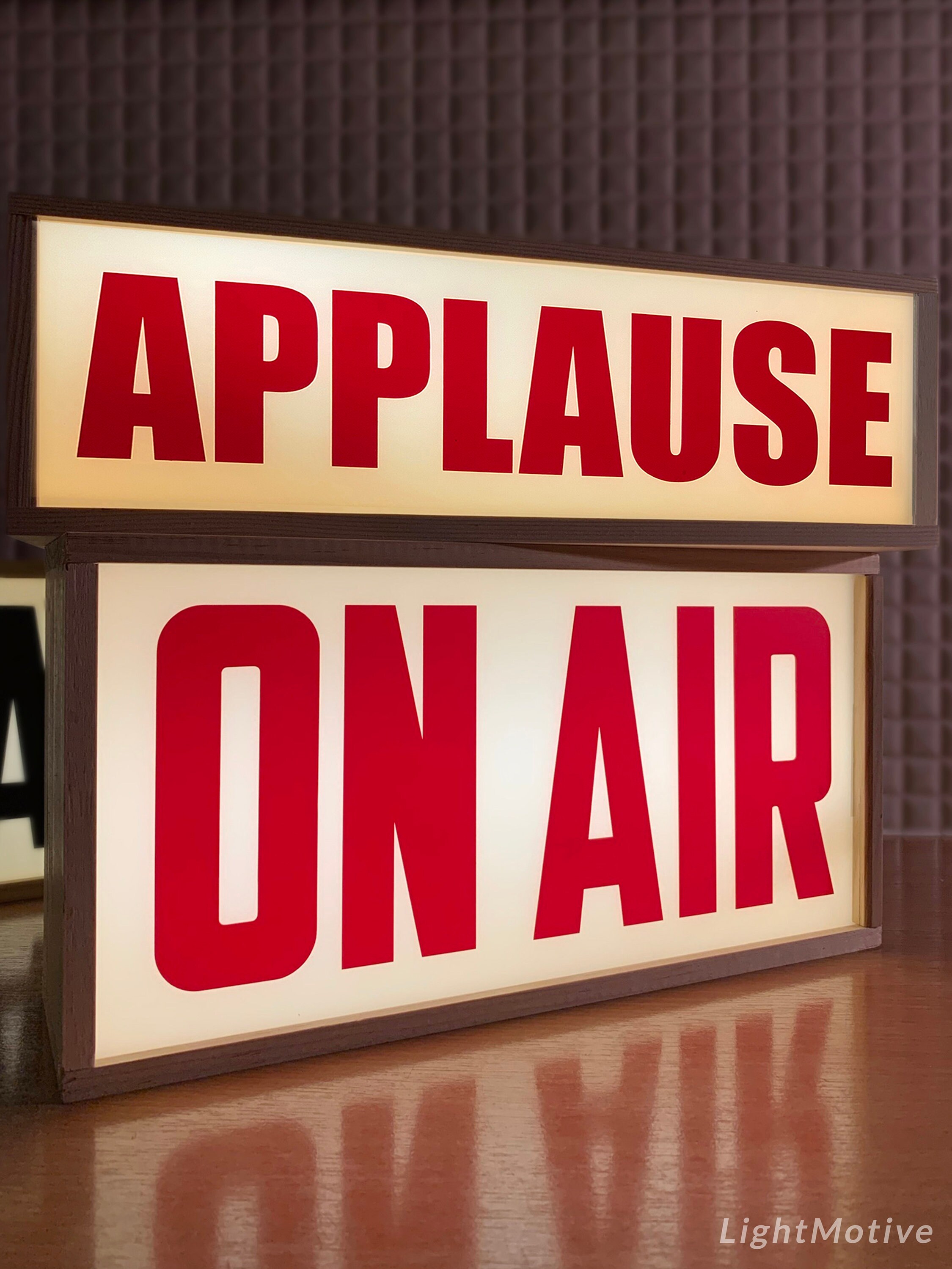 Applause Light Box Light up Sign Illuminated Applause Sign Etsy Canada