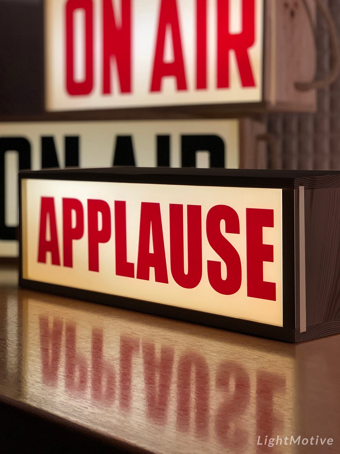 Applause Light Box / Light up sign / cartel de aplausos Etsy