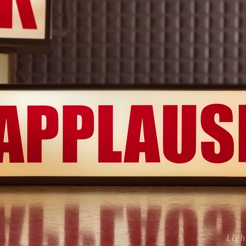 Applause Light Box Light up Sign Illuminated Applause Sign - Etsy