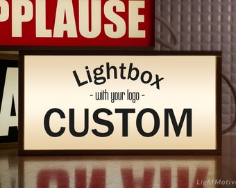 CUSTOM Light Box | Light up sign | illuminated Sign |  Wine Box HANDMADE