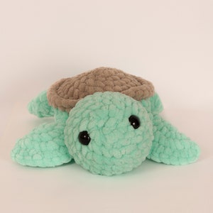 Crochet Sea Turtle Stuffed Animal Amigurumi Ocean Plush
