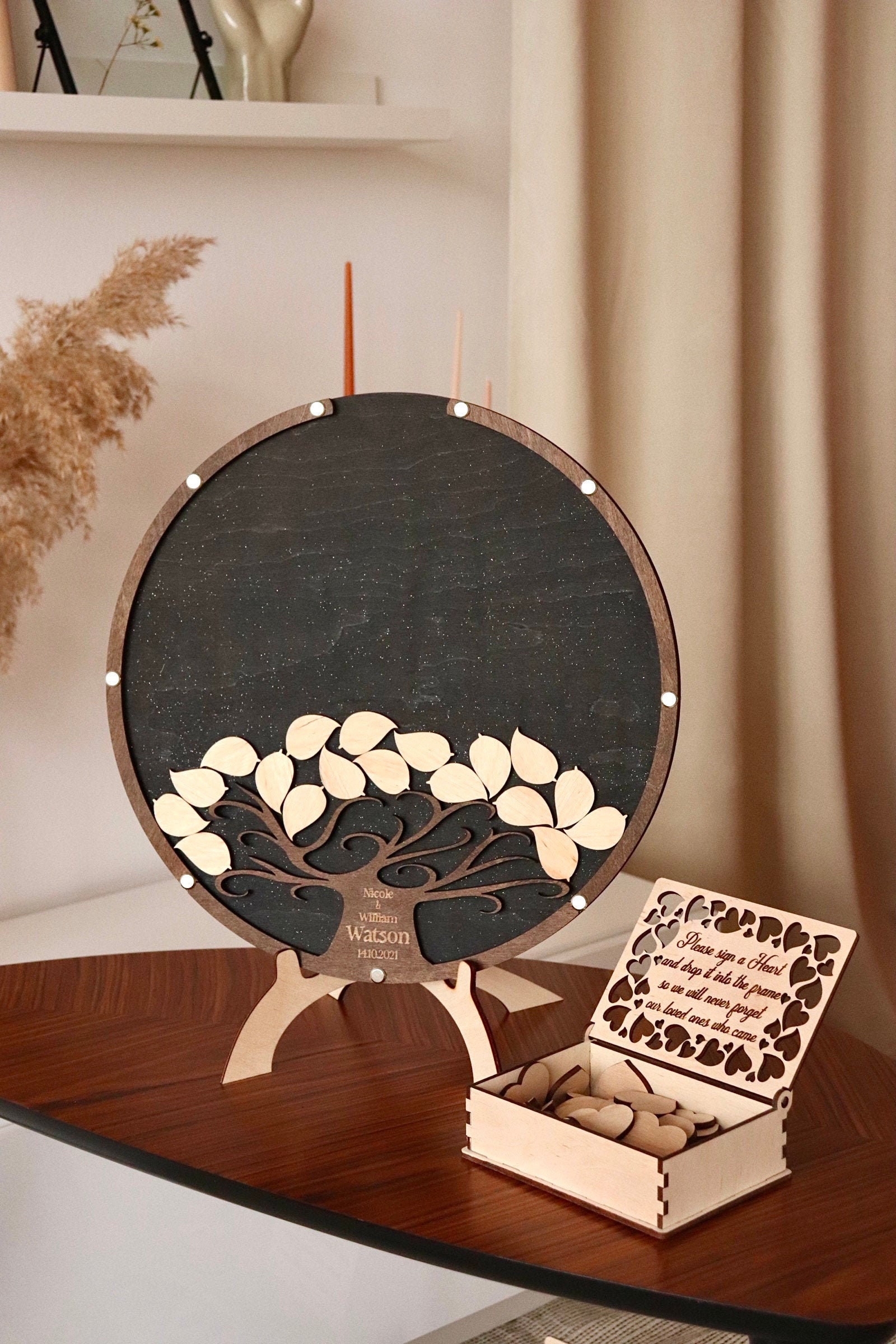 Fall wedding guest book alternative Personalized fall wedding Etsy