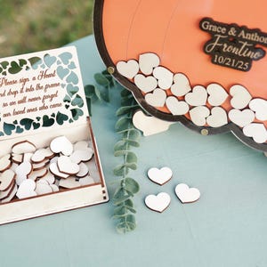 Pumpkin Wedding Guest Book Alternative: Halloween Autumn Theme image 6
