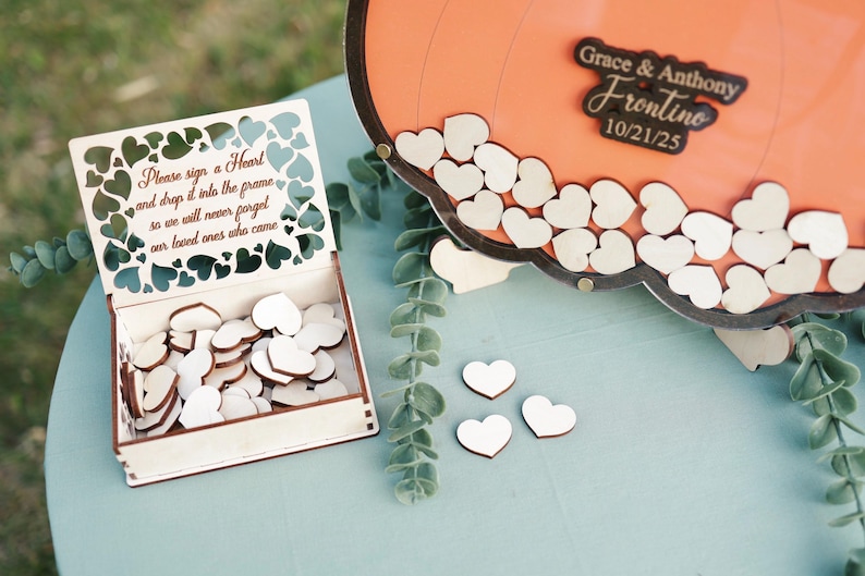 Pumpkin Wedding Guest Book Alternative: Halloween Autumn Theme image 6