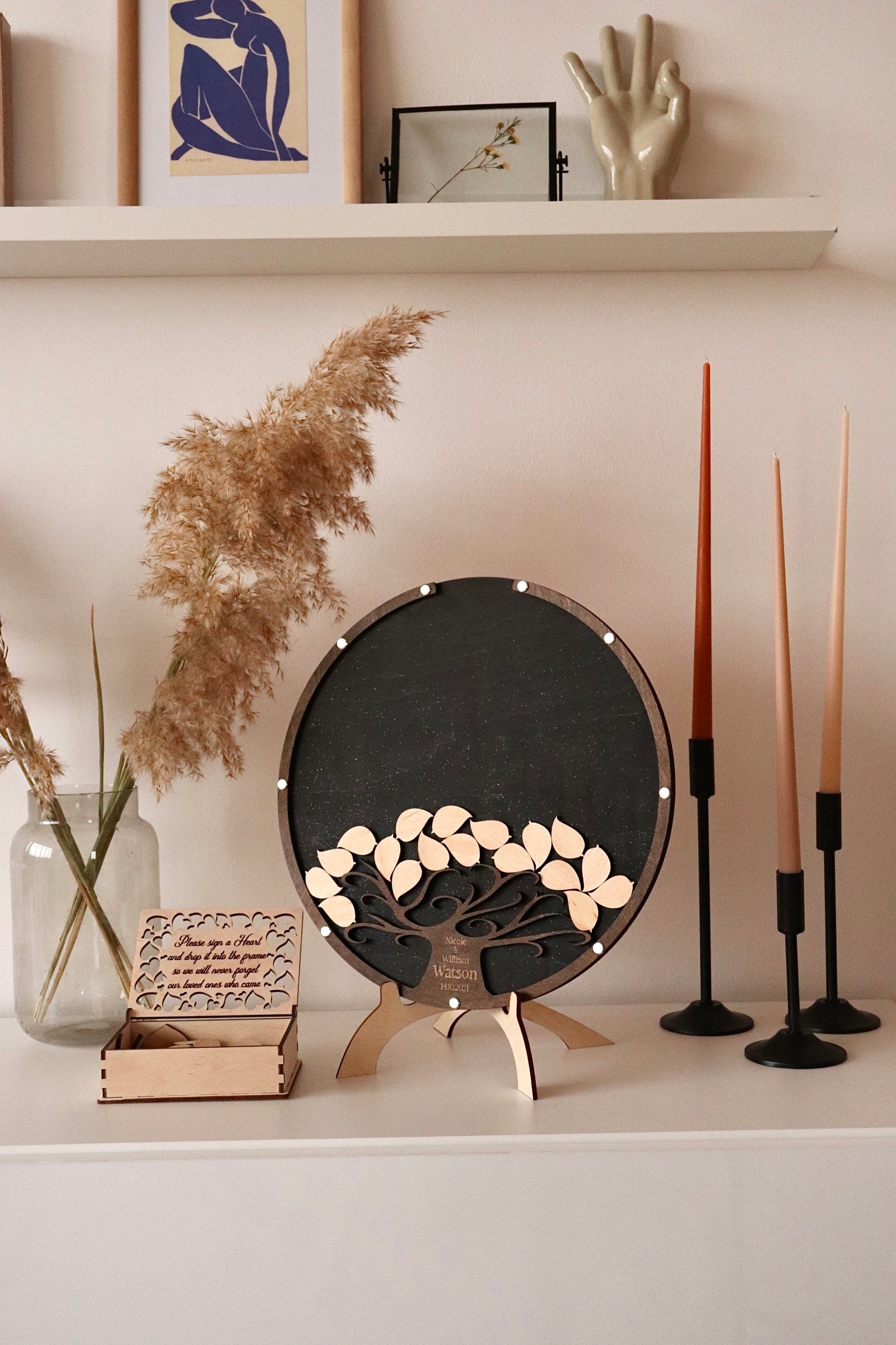 Fall wedding guest book alternative Personalized fall wedding Etsy