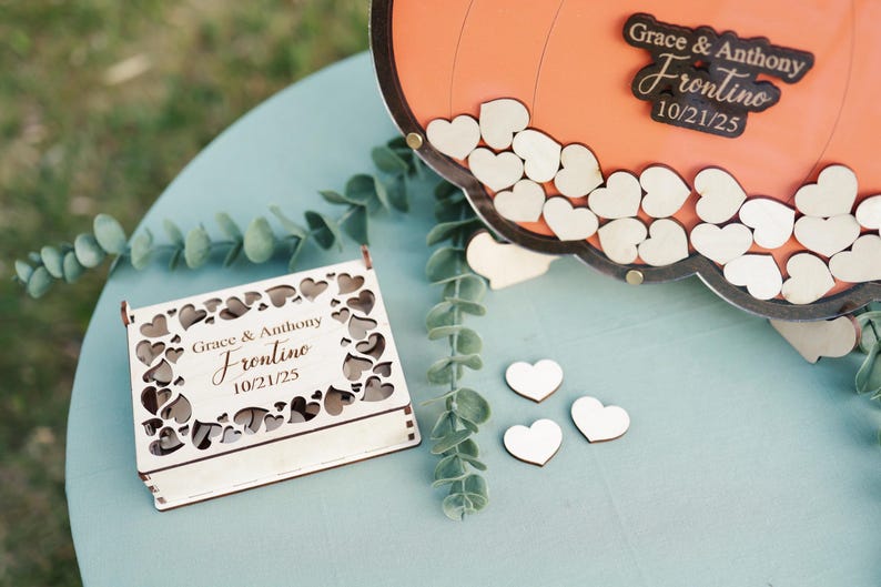 Pumpkin Wedding Guest Book Alternative: Halloween Autumn Theme image 7