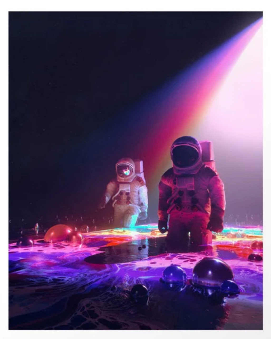 Beeple Druck NFT Deep Space Etsy