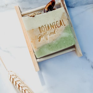 Yuzu Rosemary Soap Bar: Exfoliating Gardener&#39;s Herbal Soap