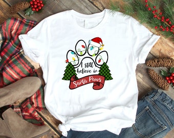 Womens Cat Reindeer Sleigh Tshirt Funny Santa Christmas Holiday Party tee Crazy Dog Tshirts Camiseta para Mujer