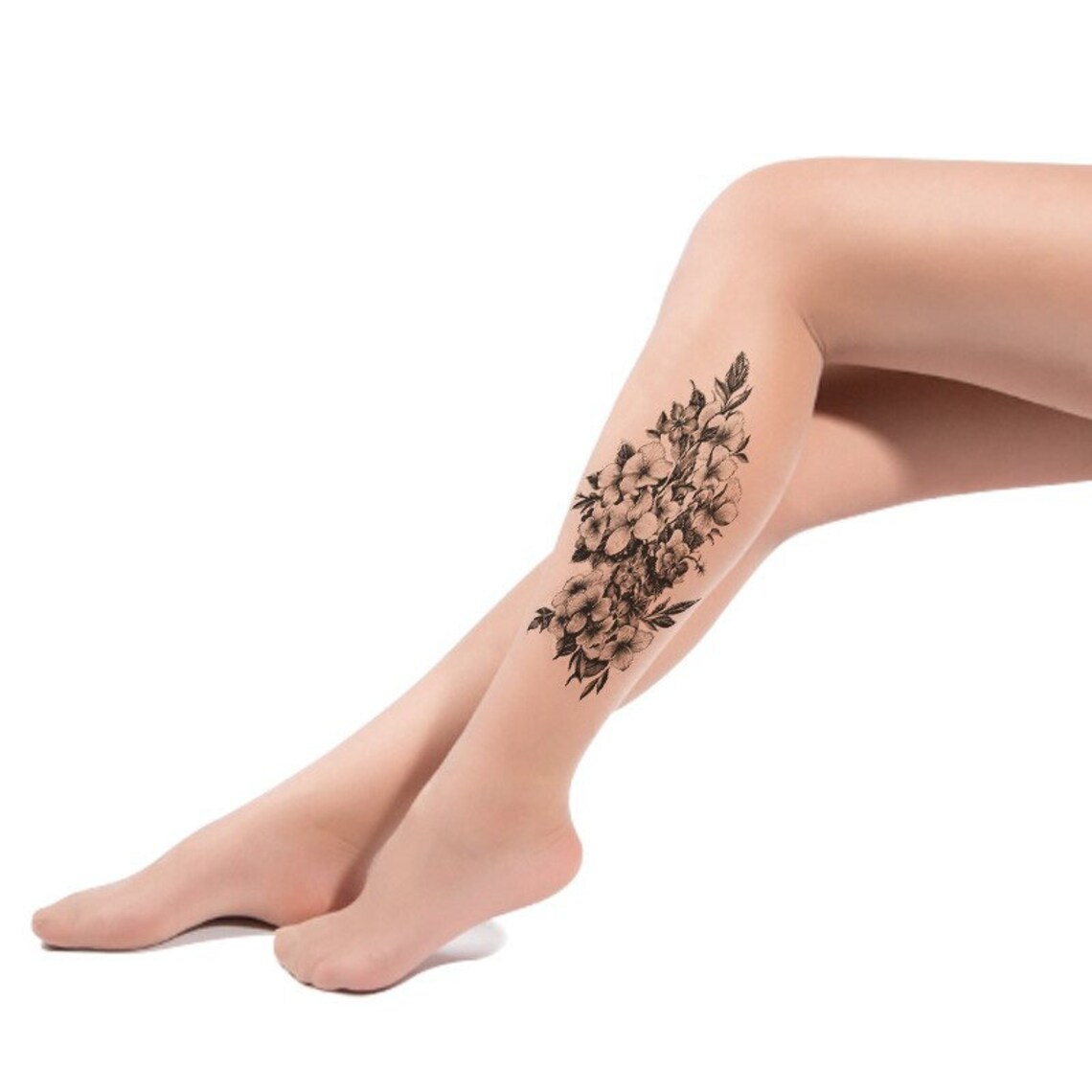 Tattoo StrumpfhosenTattoo Strümpfe Sommer dünne Fleisch Farbe Etsy