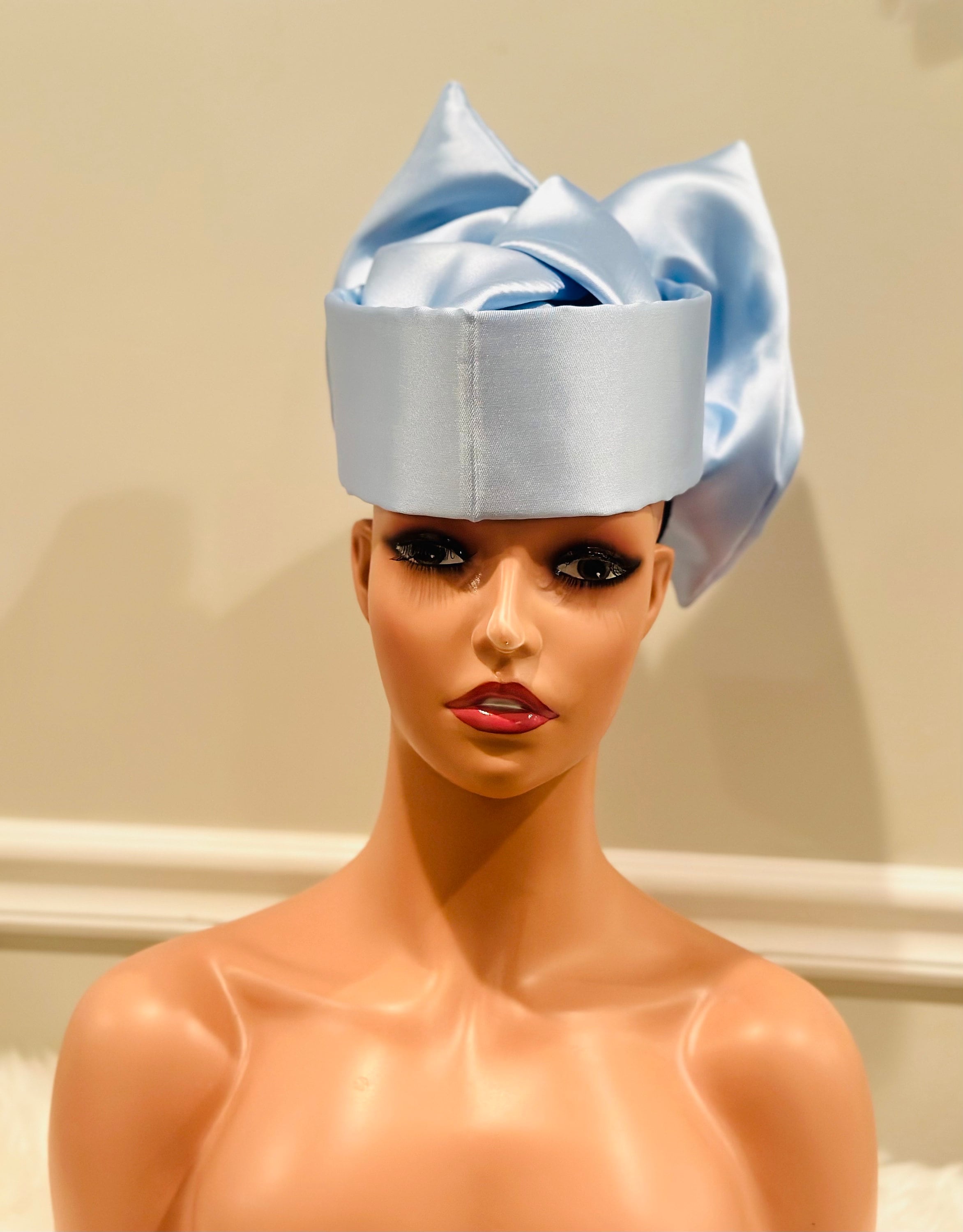 Luxury Zara Cap, Hat, Braided Turban, Bedazzled Turban  display picture 3