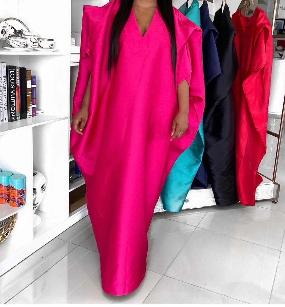 Rich Aunt Luxe Bubu, Kaftan Dress, Boubou, African Bubu Dress, Mikado ...