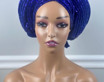 Luxury Zara Cap, Hat, Braided Turban, Bedazzled Turban 
