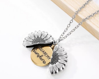 Engraved inspirational necklace