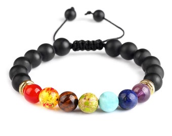 7 chakra healing braclet