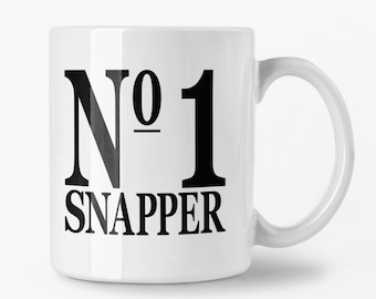 Number One Snapper Mug / Gift For The Best Photographer Ever / Birthday / Christmas / Fathers Day / Mothers Day / World Photography Day