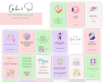 Carte ispiratrici di successo per la sorella / Carte stampabili musulmane / Diario musulmano / Vision Board / Regalo per la sorella / Attività divertente per la sorella!