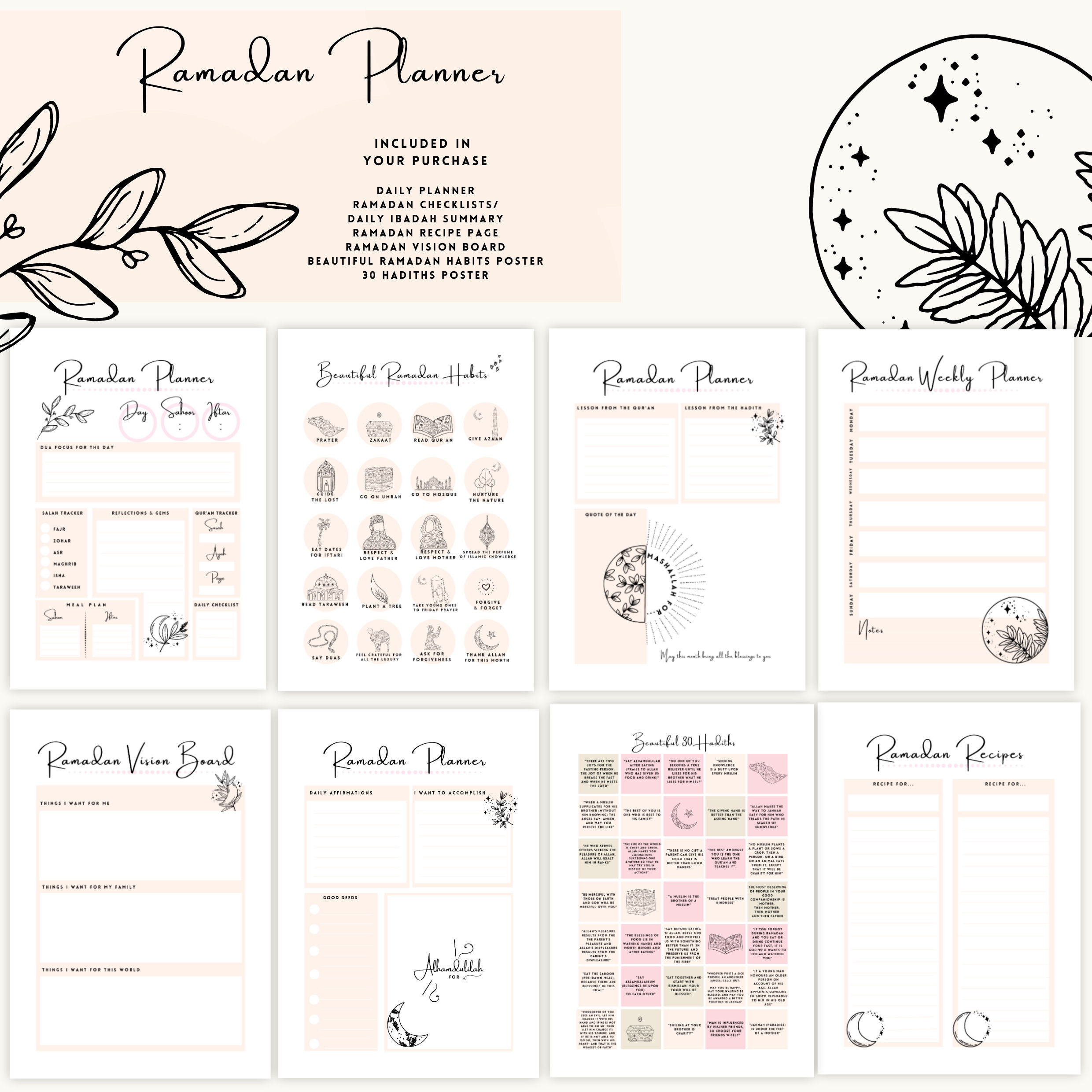 ramadan planner gratuit pdf