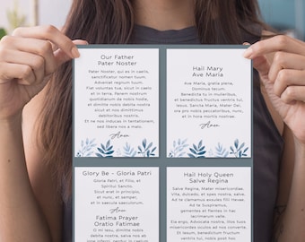 Oratio Leonis Xiii/leonine Prayers Latin and English Catholic Printable for Low Mass in the ...