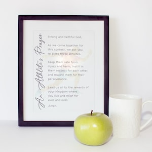 Athlete&#39;s Prayer Digital Download