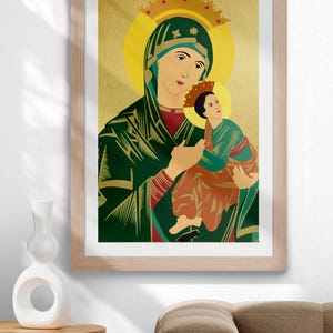 Our Lady of Perpetual Help Digital Download - Catholic Wall Art