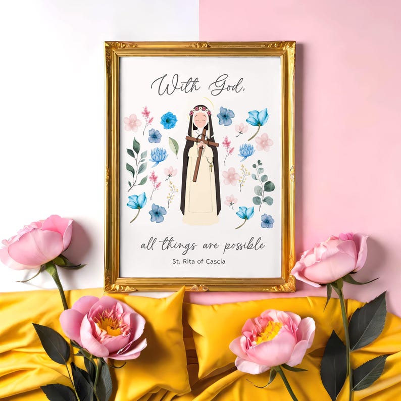 St. Rita of Cascia Saint of the Impossible / Catholic Printable ...