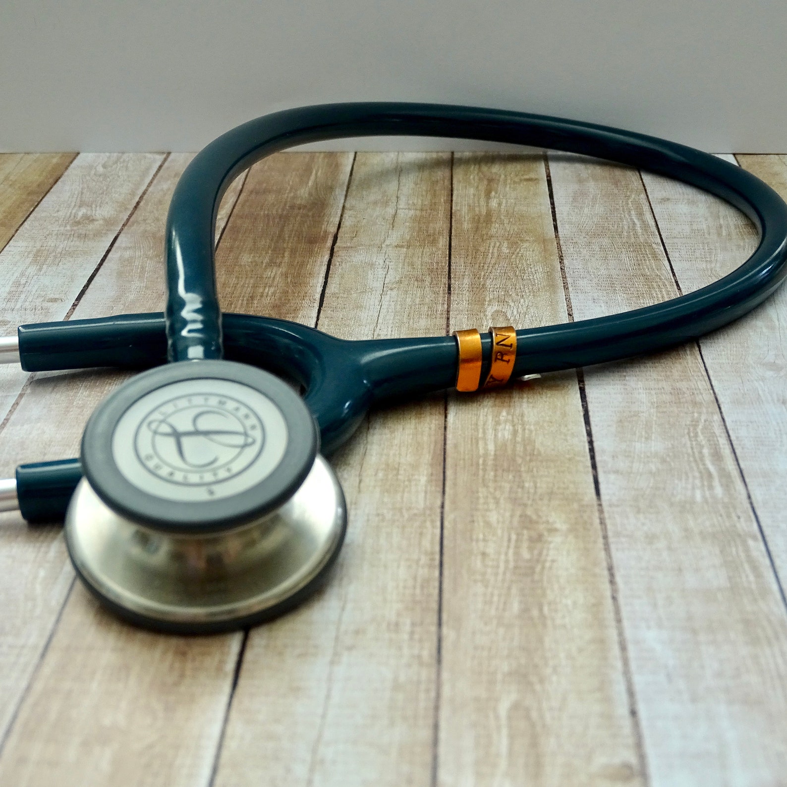 Stethoscope name band Copper metal Stethoscope label Etsy