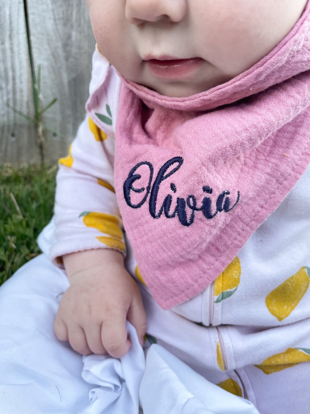 Personalized Baby Bibscustom Name Baby Bibs Custom Baby Etsy