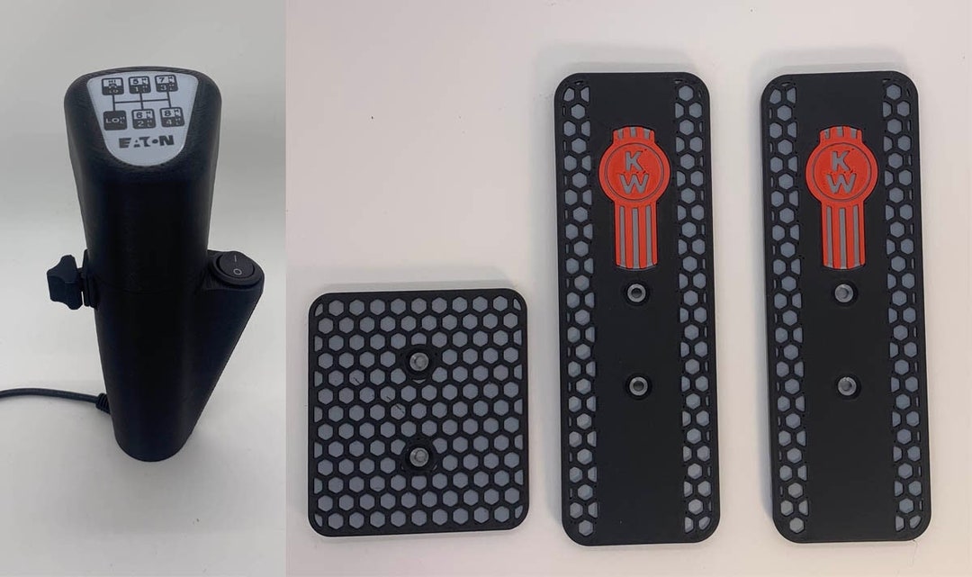 Pedals and Eaton Fuller Game Shifter Knob Combo for American Simulator