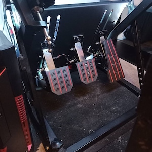 Stock Car Pedals for Logitech G29, G27, G25, G920, G923 steering wheel image 2
