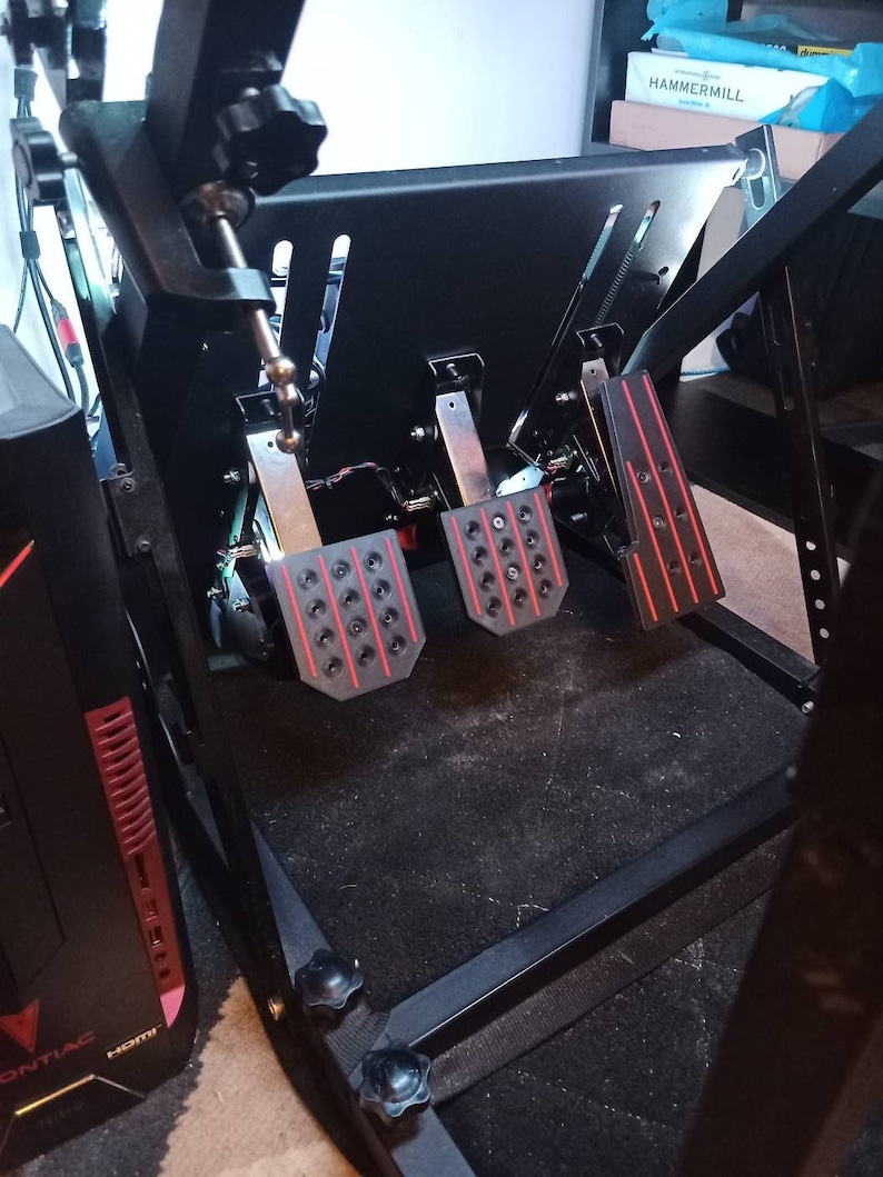 Stock Car Pedals for Logitech G29, G27, G25, G920, G923 steering wheel image 2