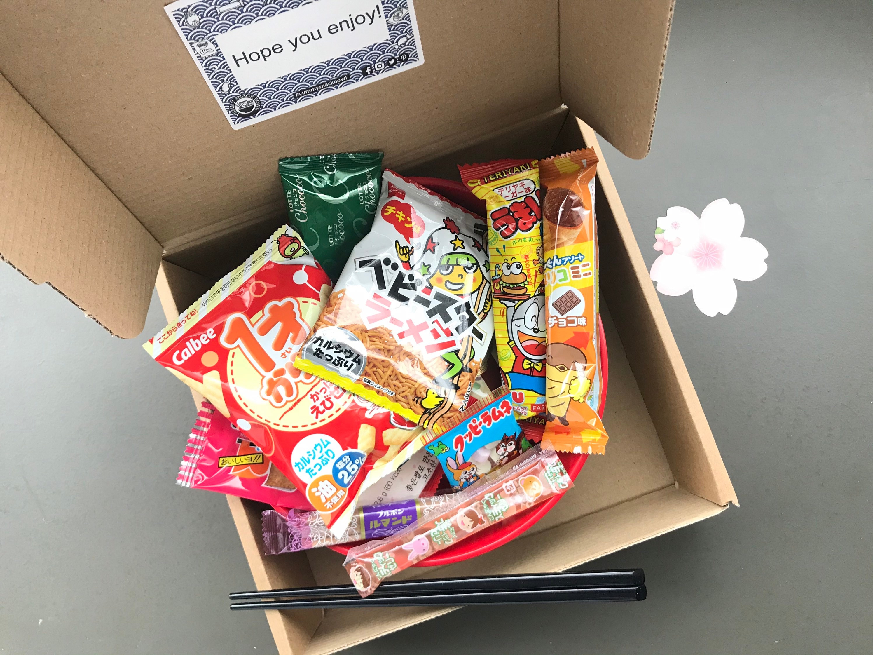 Japanese Snack Box / Hamper / Treats with Ramen Bowl Asian Etsy