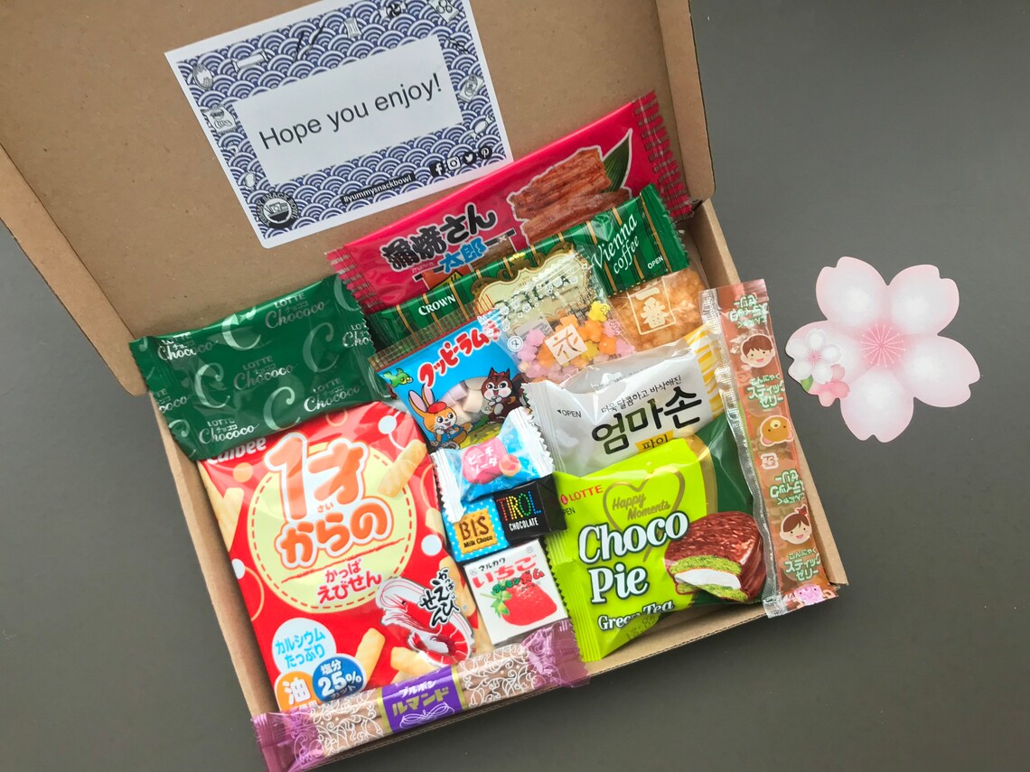 Japanese Snack Box / Hamper / Treats With Ramen Bowl Asian Etsy