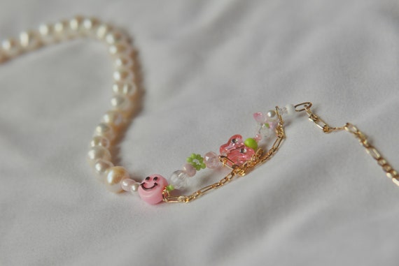 Smile Necklace Martha Calvo Dupe Y2k 