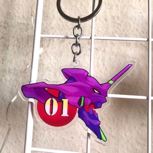 3 in. EVA Unit 01 Acrylic Keychain