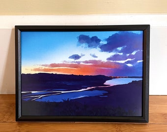 5x7 San Dieguito Lagoon Art Print