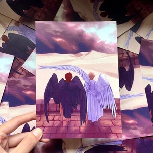 5x7 Good Omens Print